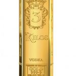 3 KILOS VODKA GOLD 999.9 40% 1L