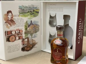 CARDHU AMBER ROCK + 2 GLASSES 40% 0.700L