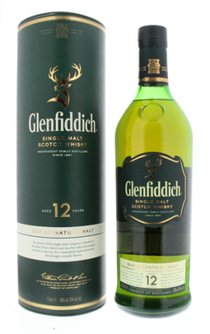 GLENFIDDICH 12 YEARS 40% 1L