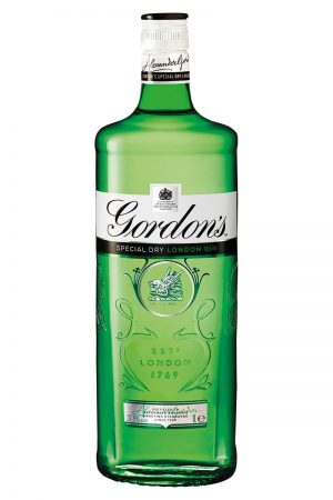 GORDON`S GIN- UK GREEN BOTTLE 37.5% 1L