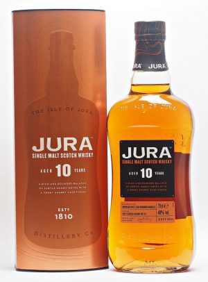 ISLE OF JURA 10 YEARS +GB 40% 0.700L