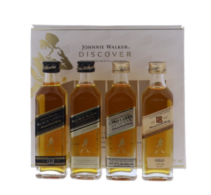 JOHNNIE WALKER COLLECTION 4x5cl 40% 0.200L