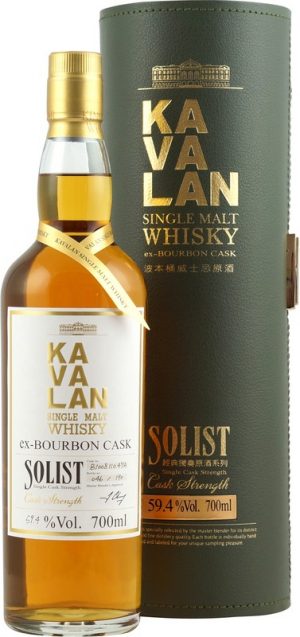 KAVALAN EX BOURBON CASK+GB 59.4% 0.700L