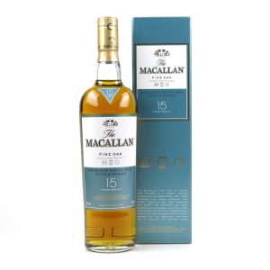 MACALLAN 15 YEARS FINE OAK + GB 43% 0.700L